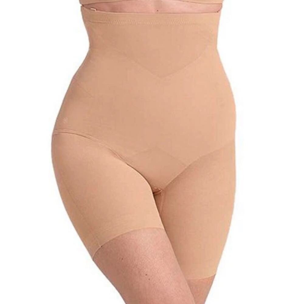 HoneyLove Super Power High Compression Breathable Sculpt Shorts Color Sand Large